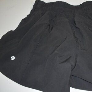 Lululemon Track That HR 5" Shorts in Black Size 4 Brand New